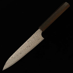 Nigara Hamono Anmon Petty SG2, cabo octogonal integral de ébano (150 mm)