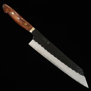 NIGARA Kiritsuke Gyuto SG2 Black Hammered Ironwood Handle (240mm)