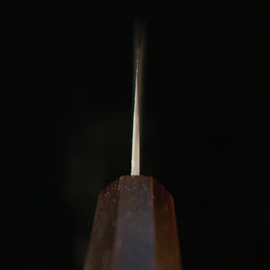 Nigara Hamono Anmon Petty SG2, cabo octogonal integral de ébano (150 mm)