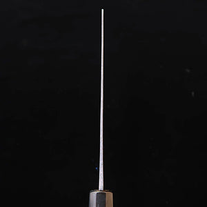 MIURA Nakiri White Steel No.2, Kurouchi Finish with Octagonal Magnolia Handle (165mm)