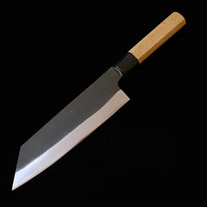 三浦MIURA 文化 白紙二号 黒打ち 水牛朴八角柄（165mm）