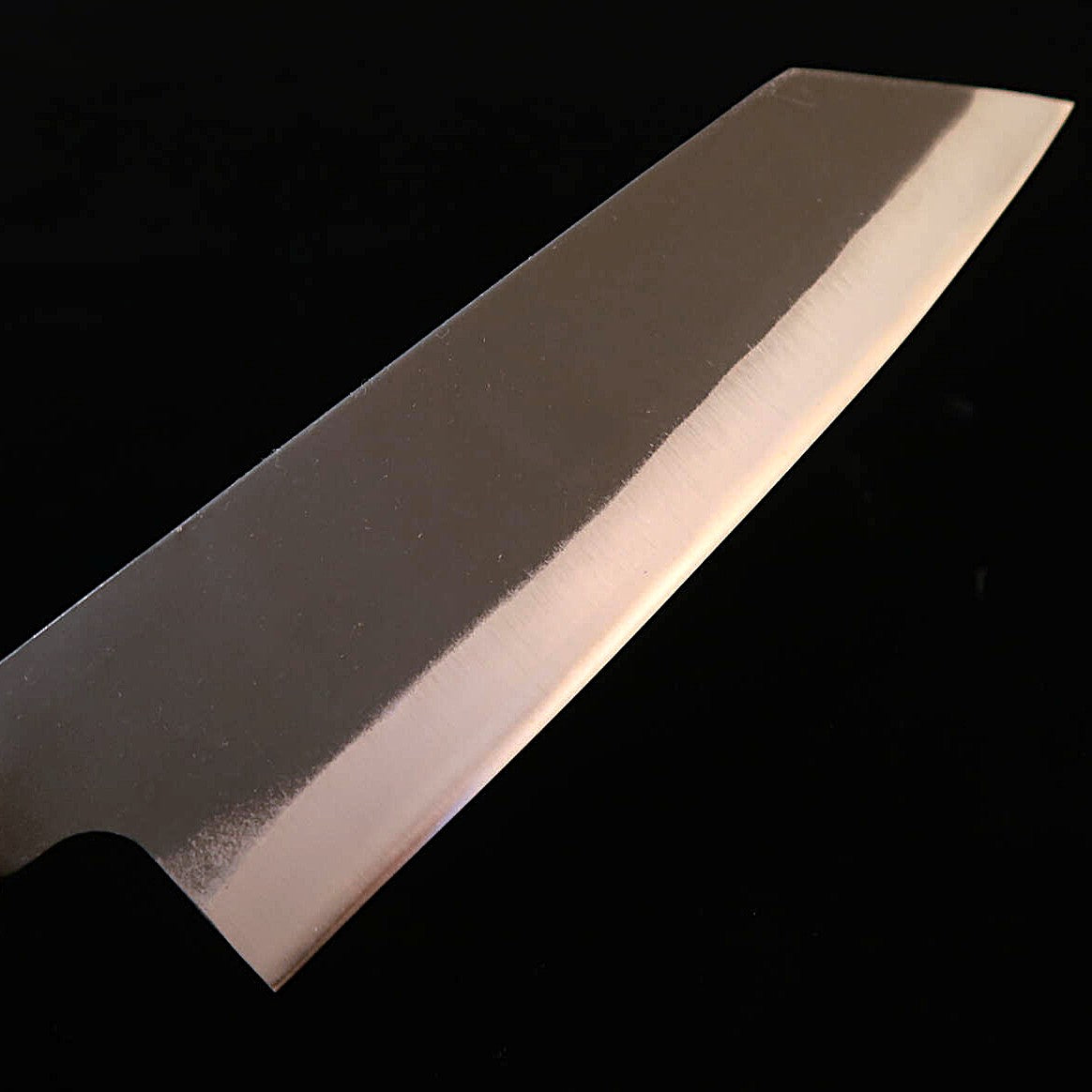 Couteau Bunka MIURA – Acier Shirogami n°2 (Acier Blanc) – Finition Kuro-uchi – Manche octogonal en bois de magnolia et virole en corne de buffle (165 mm)