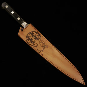 SUISIN gyuto acero japonés con saya de magnolia -Globos de agua- (180 mm)