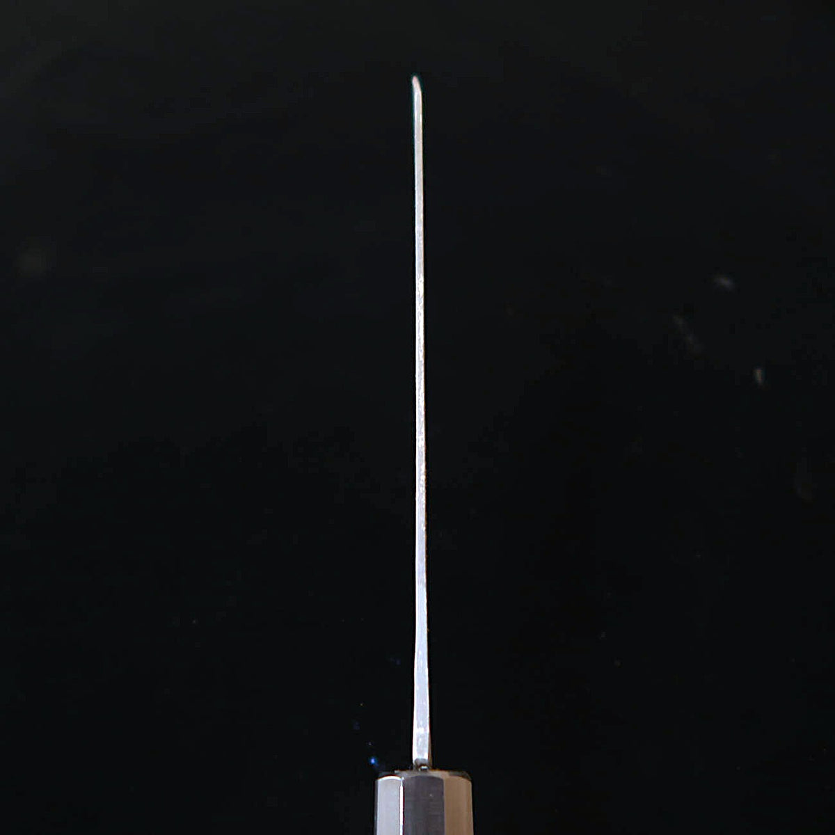 三浦MIURA 文化 白紙二号 黒打ち 水牛朴八角柄（165mm）