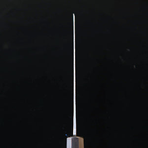 三浦MIURA 文化 白紙二号 黒打ち 水牛朴八角柄（165mm）