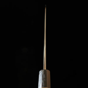 SUISIN by Kenji Togashi, Onite Busshin, Deba, Shirogami #2 with magnolia octagonal handle and saya (210/240mm)