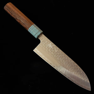 MIURA Miura Fubuki Santoku SG2 martelada cabo de pau-ferro/kaisei (170 mm)