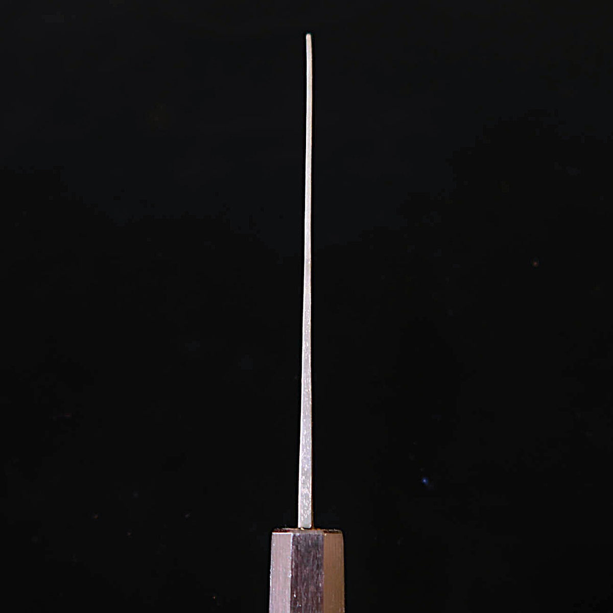 三浦MIURA 三徳 青紙一号 黒打ち 胡桃八角柄（165mm）