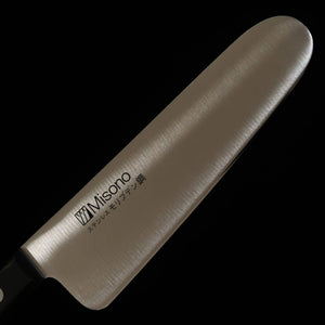Misono MISONO Couteau pour enfants, acier au molybdène, manche en composite noir (120 mm)