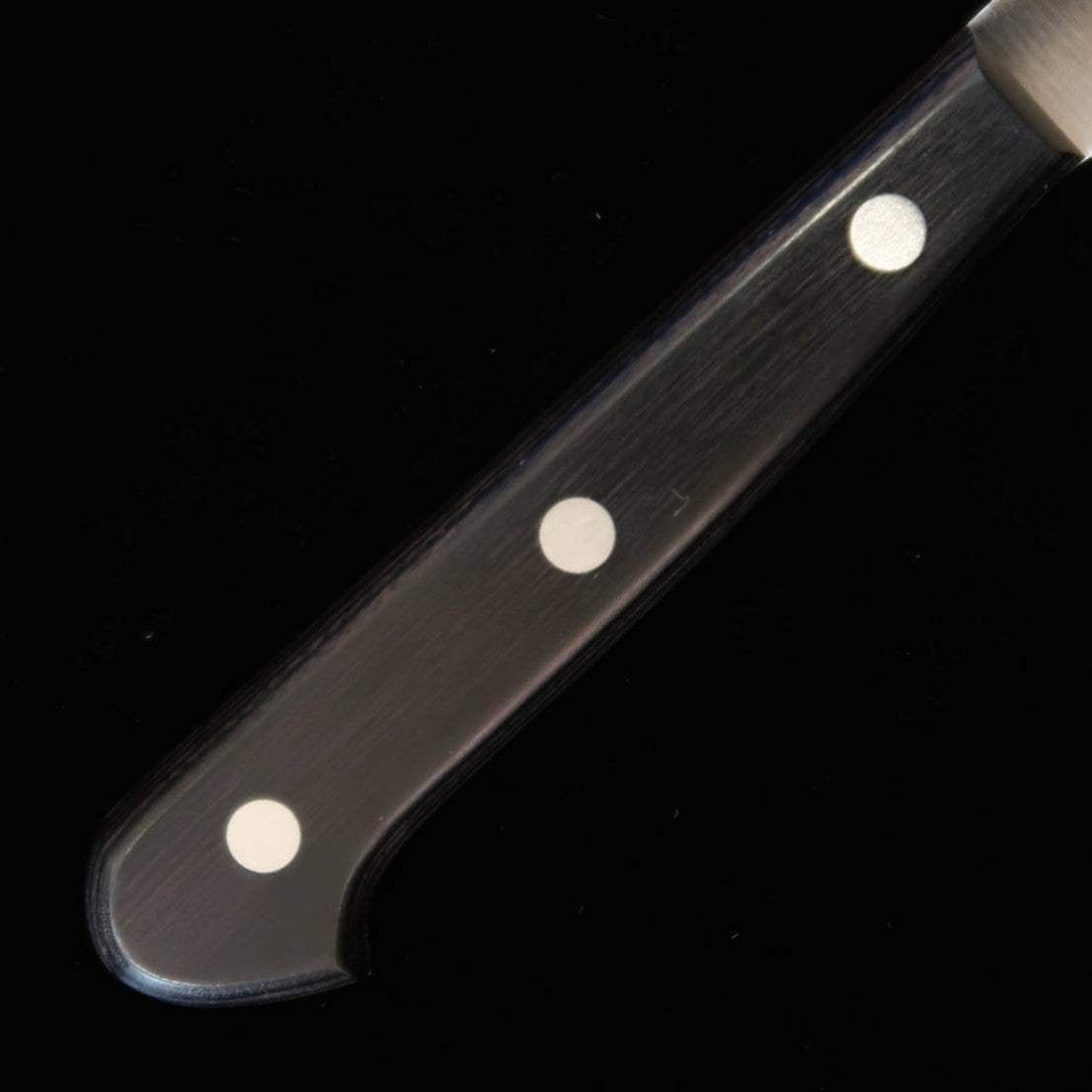 Misono MISONO Couteau pour enfants, acier au molybdène, manche en composite noir (120 mm)