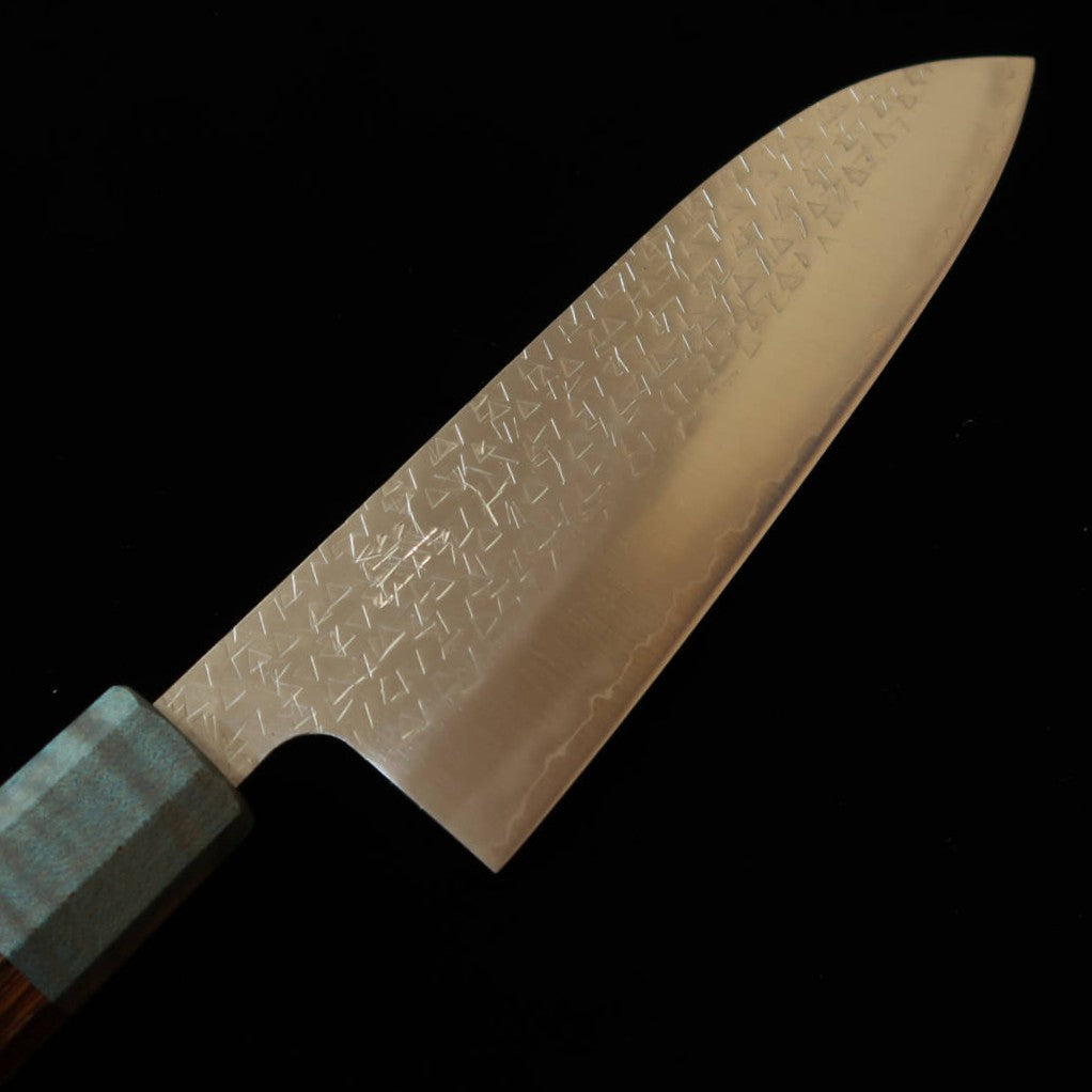 MIURA Miura Fubuki – Santoku SG2, martelé, manche en bois de fer / kaisei (170 mm)
