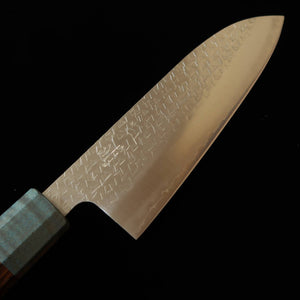 MIURA Miura Fubuki – Santoku SG2, martelé, manche en bois de fer / kaisei (170 mm)
