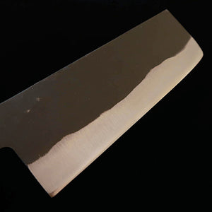 三浦MIURA 菜切 青紙一号 黒打ち 胡桃八角柄（165mm）