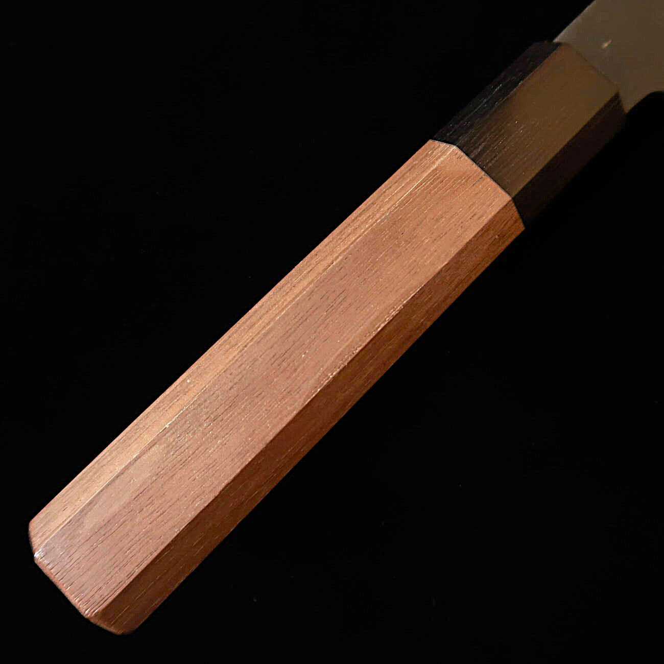 MIURA Nakiri, Aogami No.1, Kurouchi finish with Octagonal Walnut Handle (165mm)