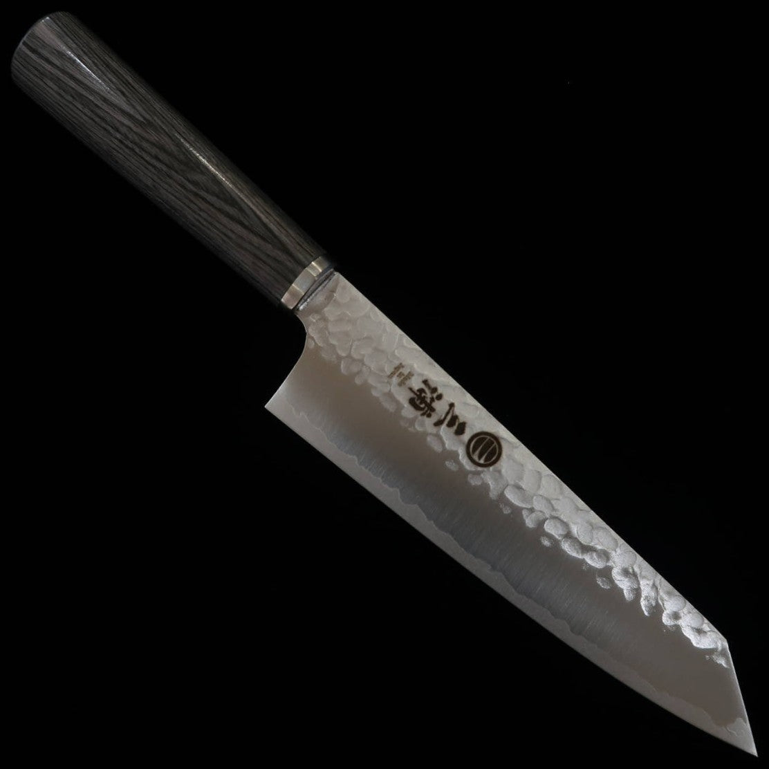 三浦MIURA 切付 VG10 鎚目 チャコール合板柄 （165ｍｍ）
