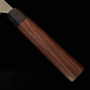 Couteau Boss Nakiri Takayuki Shibata Koutetsu, Acier Chromax, Manche Octogonal en Bois de Rose (170 mm)