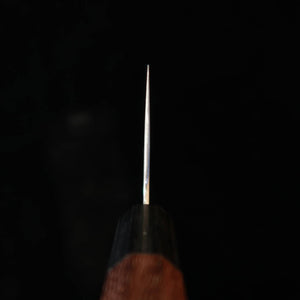 Couteau Boss Nakiri Takayuki Shibata Koutetsu, Acier Chromax, Manche Octogonal en Bois de Rose (170 mm)