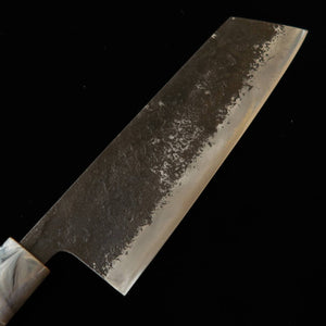 MIWAHAMONO Miwa Hamono, tipo nakiri-bunka, Aogami No.1, mango de nogal (170 mm)