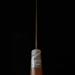 MIWAHAMONO Miwa Hamono, tipo nakiri-bunka, Aogami No.1, mango de nogal (170 mm)