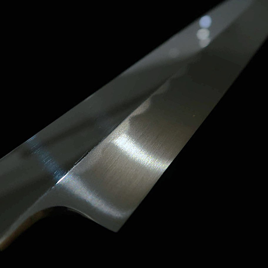 酔心 SUISIN 池田美和作 青紙二号 ふぐ引 本焼  黒檀八角柄 朴鞘（270ｍｍ）