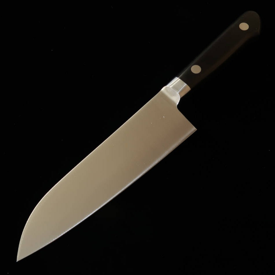 MISONO Misono Chū-santoku, molibdeno, mango de laminado negro No.583 (160 mm)
