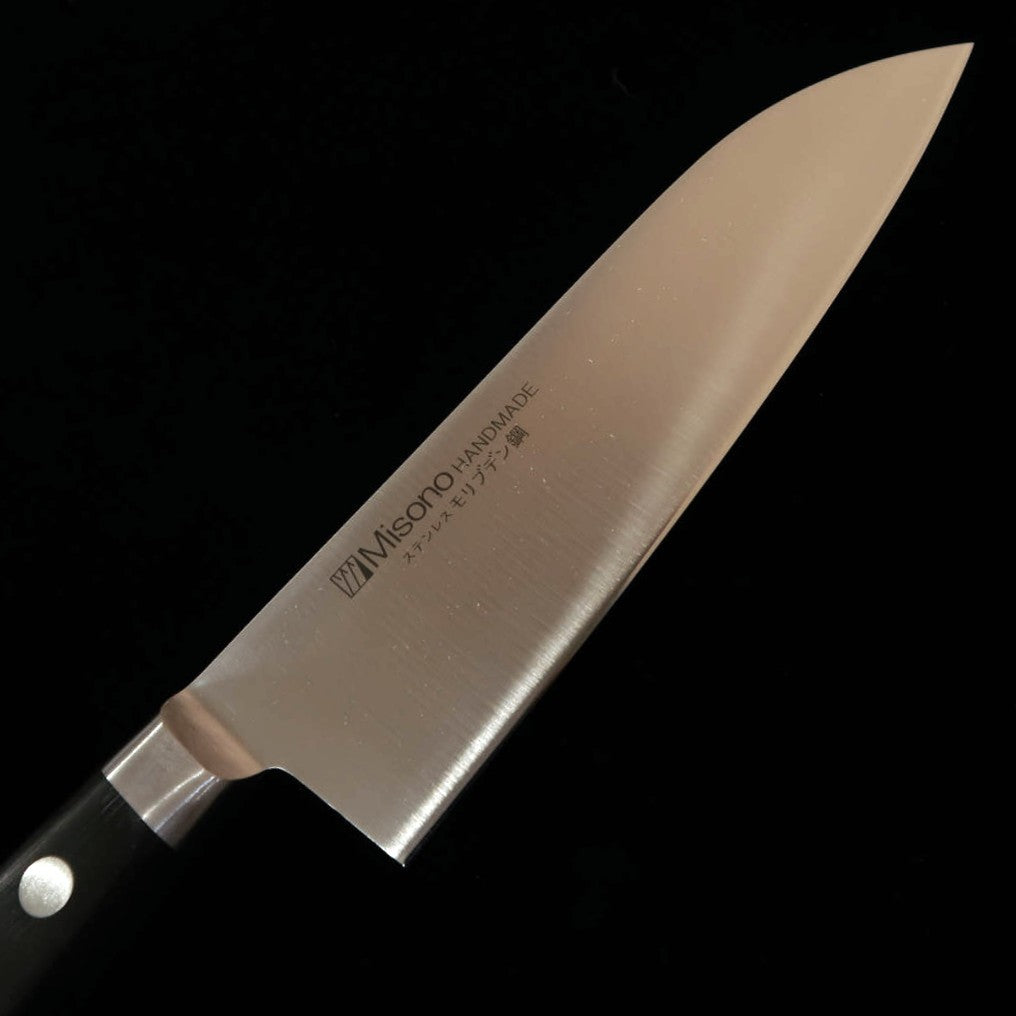 ミソノMISONO 中三徳 モリブデン 黒合板柄 No.583 （160mm）