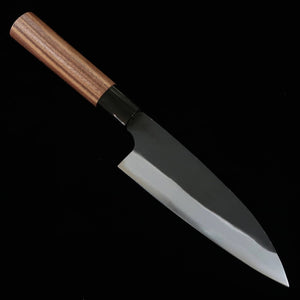 三浦MIURA 舟行 白鋼 黒打ち 胡桃丸型柄（165mm）
