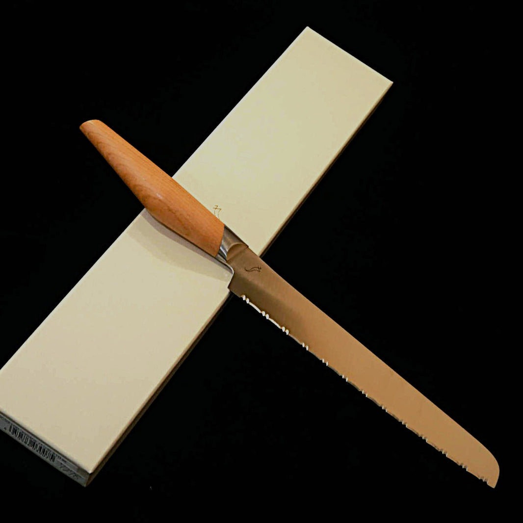 Sumikama Kasane Sumikama Kasane cuchillo para pan SCS210B mango de cerezo de montaña (210 mm)