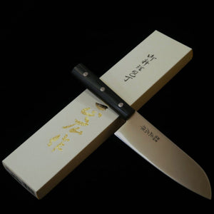 正広MASAHIRO 三徳 ステンレス 積層強化木 丸柄（165mm）