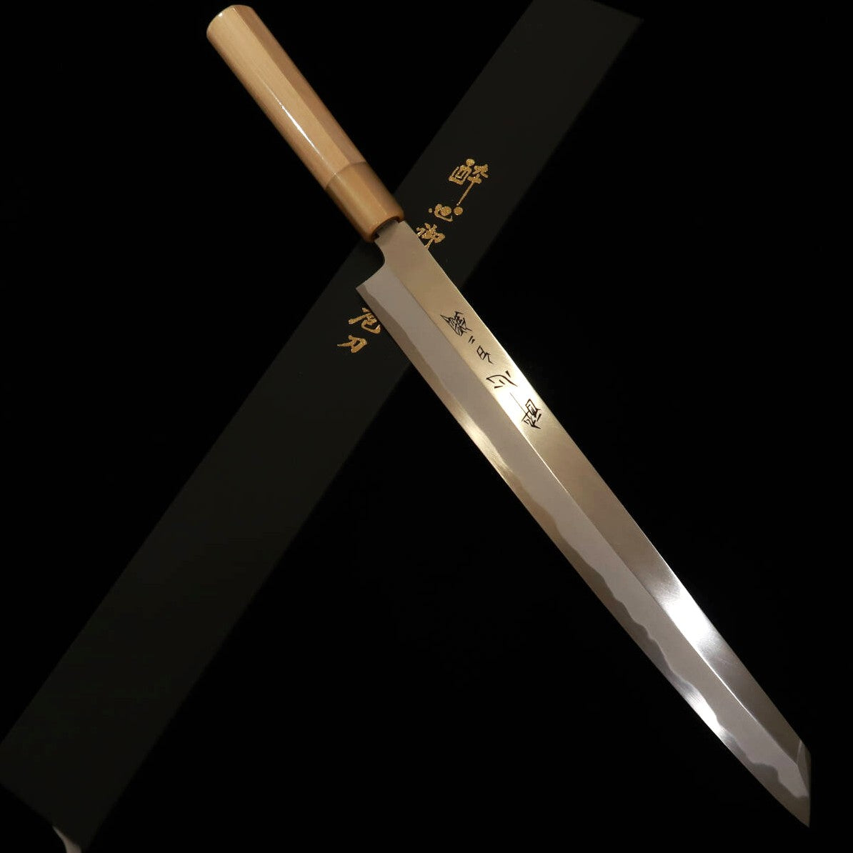 Suishin SUISIN Yanagiba forme Ken Acier Shirogami No.2 (240-300mm)