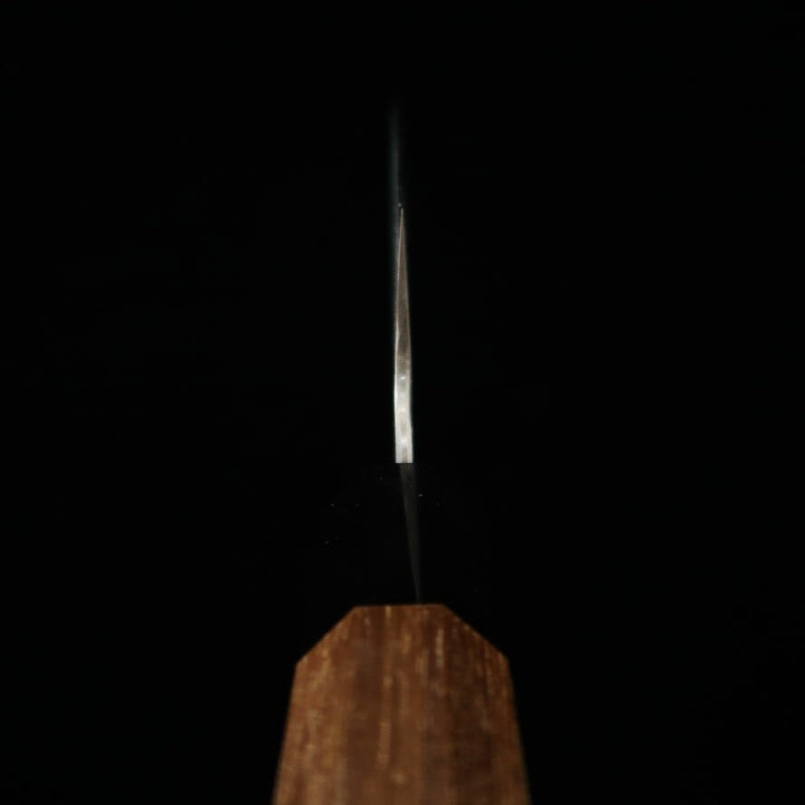 NIGARA Forjaria Nitakari - Aogami Super - Polida com textura martelada - Gyuto - Cabo octogonal de teca (210/240mm)