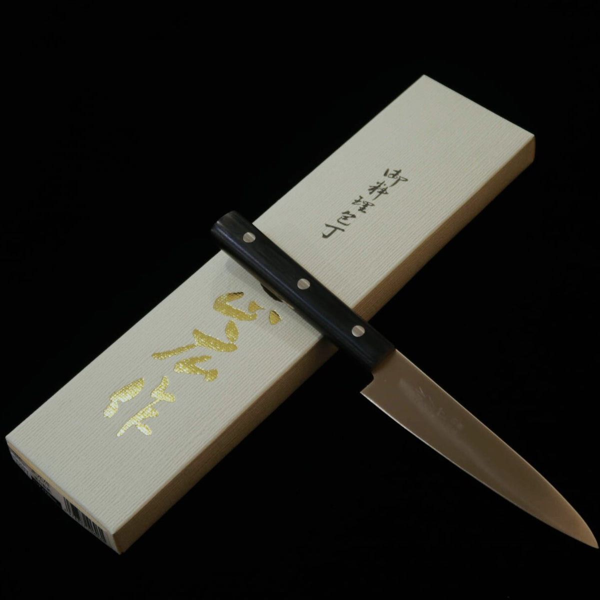 Masahiro MASAHIRO Petty Inox Cabo redondo de madeira laminada reforçada (120 mm)