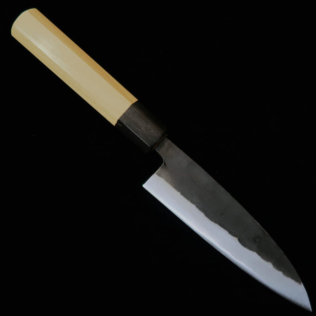Miura MIURA Sabaki de Duplo Fio Aço Branco #2 Forja Preta Cabo Octogonal de Magnólia com Búfalo (145 mm)