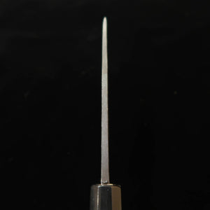 MIURA Double-Bevel Sabaki, White Steel No. 2 Kurouchi with Magnolia Octagonal Handle (145mm)