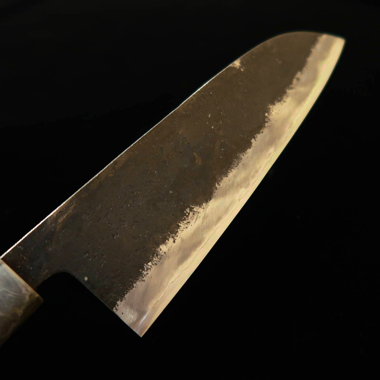 MIWA HAMONO – Couteau hybride Nakiri-Gyuto, Acier Aogami 1 (Bleu 1), Manche en noyer (180 mm)