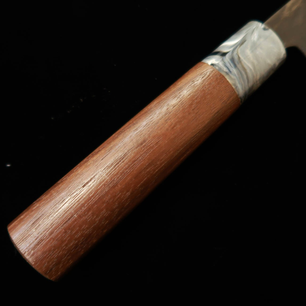 MIWA HAMONO – Couteau hybride Nakiri-Gyuto, Acier Aogami 1 (Bleu 1), Manche en noyer (180 mm)