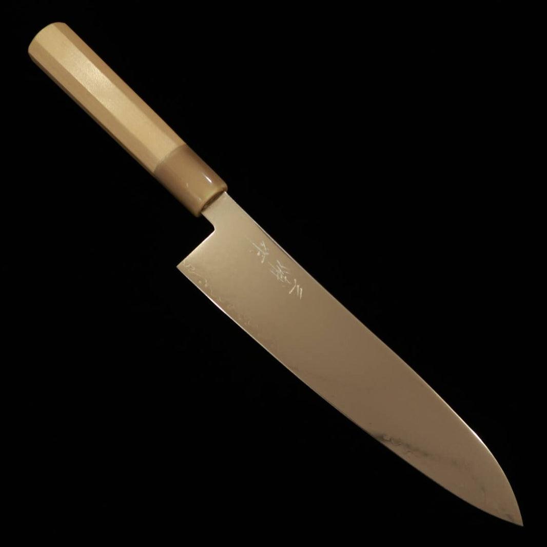 MIURA Miura VG-10 gyuto Damasco mango octogonal de magnolia (210 mm)