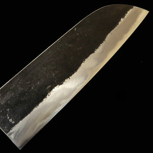 MIWAHAMONO – Mini santoku acier bleu n°1, manche en orme du Japon (135 mm)
