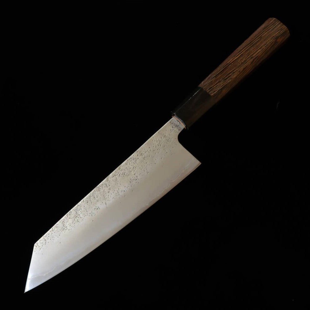 HATSUKOKORO SHOSHIN Ginrei aço Gingami nº 3 acabamento nashiji bunka cabo de wengué (150 mm)