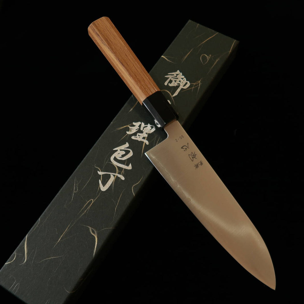 初心 HATSUKOKORO 隼 三徳 SG2 チーク柄（180mm）