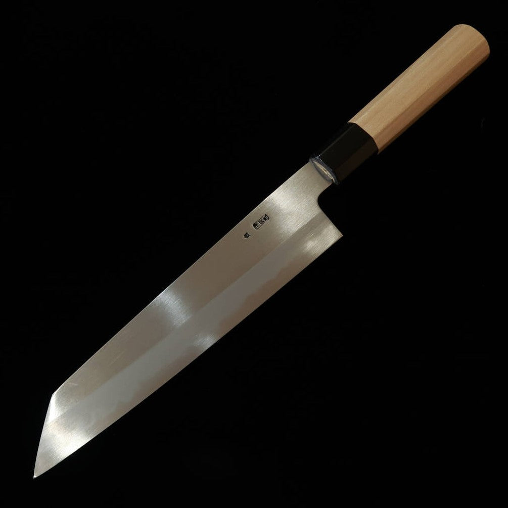 堺菊守SAKAIKIKUMORI 霞 切付牛刀 白紙二号 朴八角柄（210/240mm）