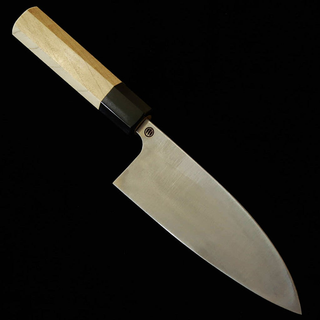 三浦MIURA　出刃　左利き用　銀三　水牛朴八角柄　（150-180ｍｍ）