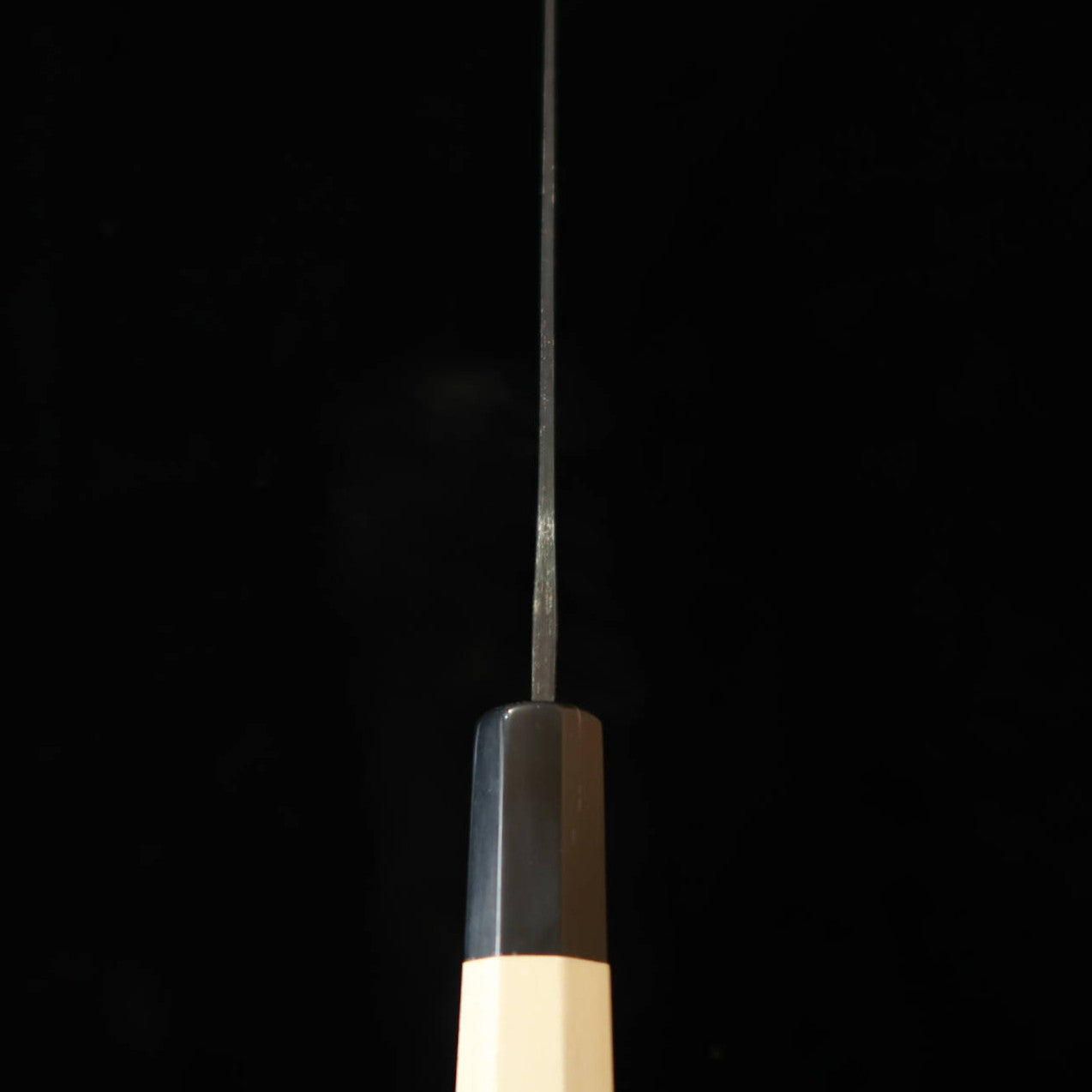 石鎚ISHIDUCHI 文化 青鋼 黒打ち 朴八角柄（180mm）