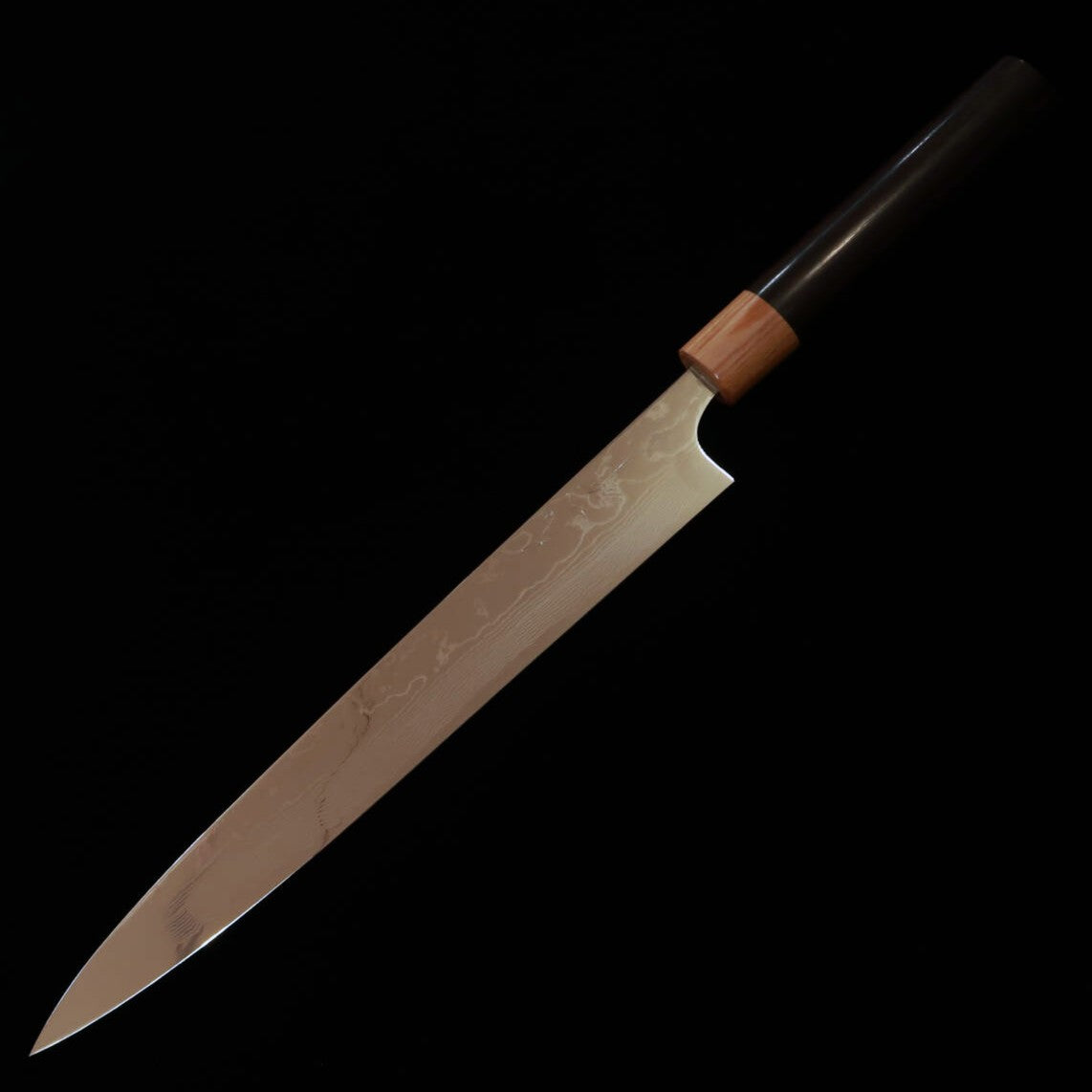 片山 雄太YUTA KATAYAMA VG10ダマスカス 磨き仕上げ 筋引 紫檀栗型柄 (240/270mm)