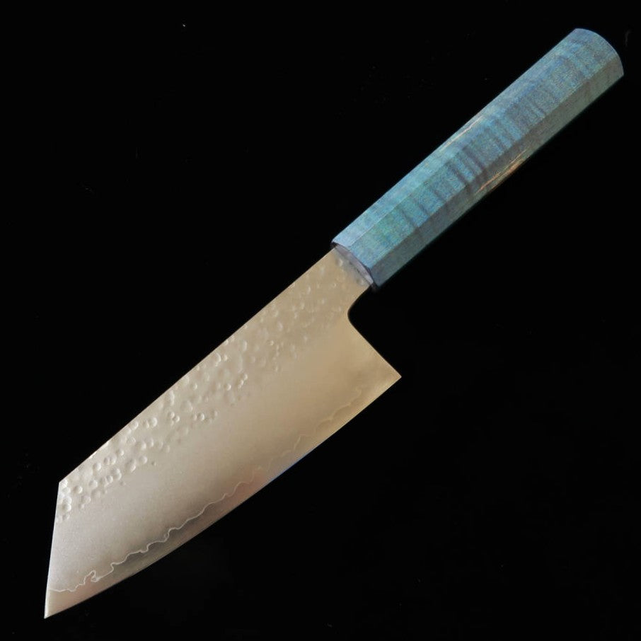 HADO Hadou Shiosai SG2 martilleado, mango de madera estabilizada, pequeño bunka (135 mm)