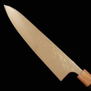 片山 雄太YUTA KATAYAMA VG10ダマスカス 磨き仕上げ 牛刀 紫檀栗型柄 (210/240mm)