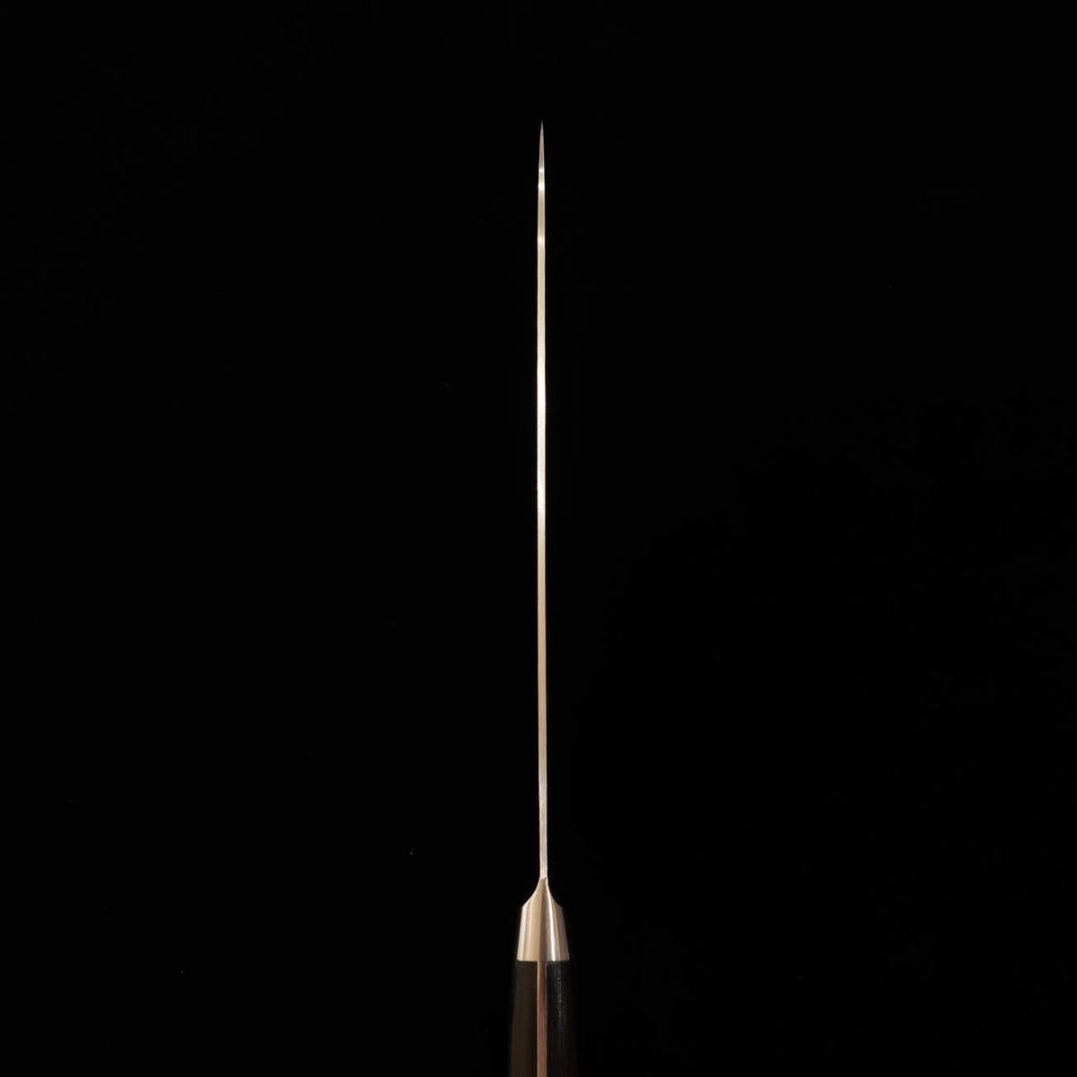 MIURA Gyuto, VG10 Gold, Hammered with Black Plywood Handle (210mm)