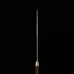 MIURA Gyuto, VG10 Gold, Hammered with Black Plywood Handle (210mm)