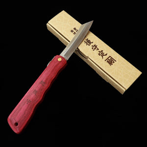 Nagao Kanekoma Seisakusho HIGONOKAMI [Série Woody] Higonokami VG-10 Beni (70 mm)