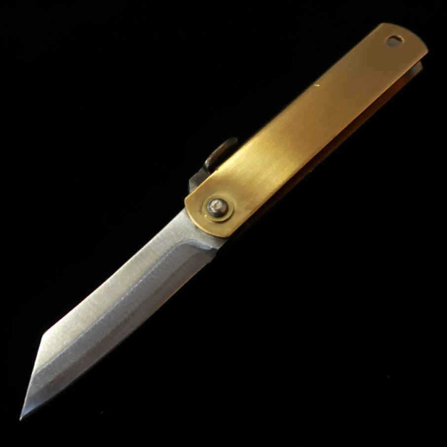 Japanese Folding knife HIGONOKAMI Blue Steel Pocket Higonokami Red (50mm)